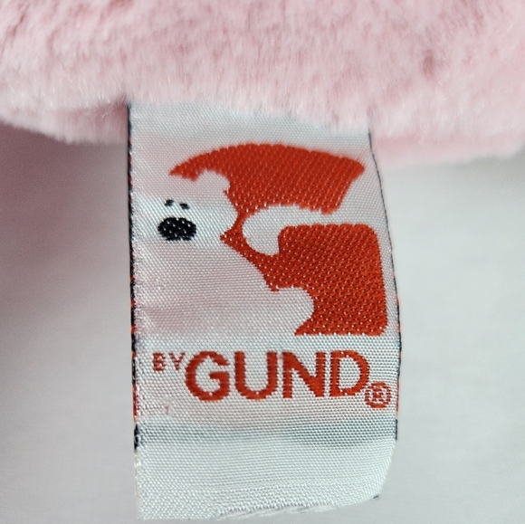 GUND Pink Polar Bear Plush Doll Large Floppy Soft Lovey Toy 20120390 - 14" - Picture 7 of 8